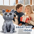 Solar Cat Garden Statues Outdoor Decor - Image 6