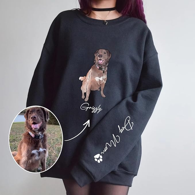 CHIARA CONTI11 Custom Dog Hoodie, Custom Pet Gifts, Custom Dog Shirt, Custom - Image 6
