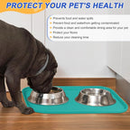 Silicone Pet Feeding Mat with Raised Edge - Image 5