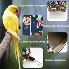 ShuRung Parrot Cockatiel Warm House Bird Nest Bed Winter Hanging Hammock Birds - Image 4