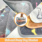 Dog Blankets for Medium Large Dogs Washable, 3 Pack Pet Blanket Washable 41" x - Image 3