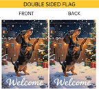 Dachshund Welcome Garden Flag 12x18 Inch Double Sided Christmas Burlap Yard - Image 6