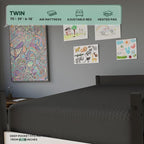 OhGeni 100% Waterproof Mattress Protector, Twin-Gray Size Mattress Pad - Image 5