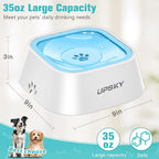 UPSKY No-Slip Slow Drinking Bowl - 35oz No Spill Pet Water Dispenser - Image 3