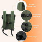 Dog Carrier Backpack, Pet Front Carrier Backpack Legs Out Dog Chest Carrier - Image 4