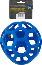 JW Pet Hol-ee Roller Dog Toy Puzzle Ball, Natural Rubber, Extra Large, Colors - Image 2