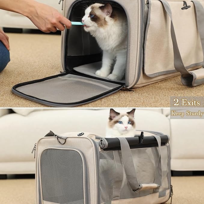 Soft Cats Carrier for Small Dogs Carriers Airline Approved Puppy Travel Bag - Image 5