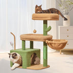 Taoqimiao MS043T Cat Tree, 32.2-Inch Cat Tower by Taoqimiao