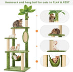 Cat Tree for Indoor Cats, 55 Inch Cat Tower - Image 5