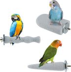 3PCS Bird Beak Grinding Stone, Natural Pumice Bird Parrot Cage Perch Stand by Unknown