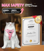 Halypet Cat Harness and Leash Set Cute Escape Proof Vest Harness - Image 4