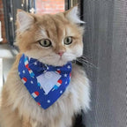 Dog Tuxedo, Adjustable Formal Wedding Outfit Bandana Dog Tux Collar - Image 4