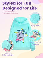 WELAKEN Sweatshirts for Girls Toddler & Kids II Little Girl's Pullover Tops - Image 4