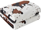 Bnuitland Cow Printed Fleece Flannel Throw Blanket, 300 GSM Double Sided Fuzzy - Image 7