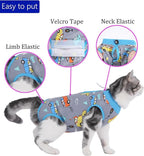 Cat Recovery Suit Cat Onesie for Cats After Surgery Female Male Spay Kitten - Image 2