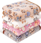 4 Pack Premium Soft Pet Blankets Washable by Vowanop
