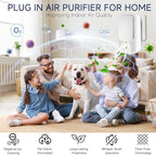 Plug In Negative Ion Air Purifier – 4 Pack Quiet Three-speed Adjustment Air - Image 2