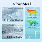 Zonli Premium Cooling Blanket for Dogs-Lightweight Fluffy Pet Throw & Bed Cover - Image 3