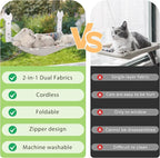 Cat Window Perch, Glow in The Dark Foldable Cat Hammock - Image 8