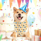 Birthday Dog Bandanas, Double Side Reversible Large Pet Bandanas, Adjustable - Image 2