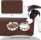 Sinland Microfiber Large Pet Food Mat Dog Feeding Mat Pet Bowl Mat - Image 2