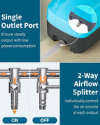 Pawfly Aquarium Air Pump 60 GPH Oxygen Pump - Image 5