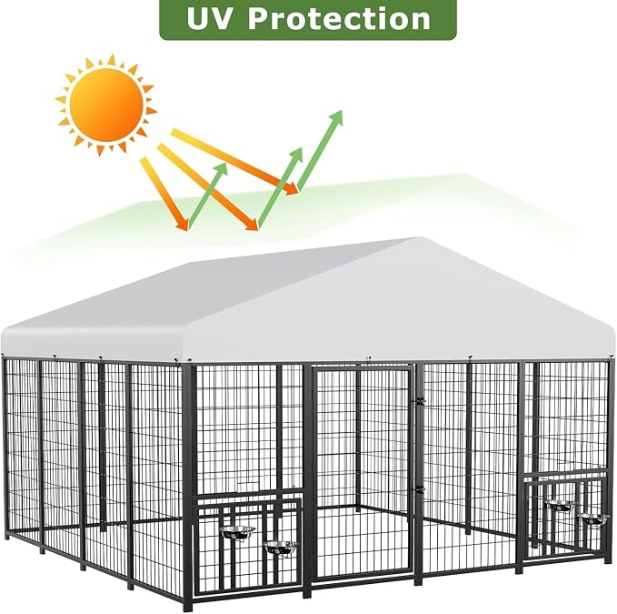 ROOMTEC Large Dog Kennel Outdoor Pet Pens Dogs Run - Image 3