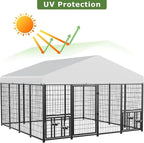 ROOMTEC Large Dog Kennel Outdoor Pet Pens Dogs Run - Image 3