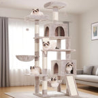 Cat Tree for Indoor Cats, Sturdy Cat Tree House by Gitelnour
