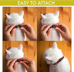 Cat Collar Stars and Moon, Reflective - Image 6