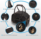 Foldable Premium PU Leather Dog Purse - Image 3