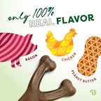 Small 3-Pack, Benebone Wishbone Durable Dog Chew Toy - Image 2