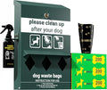 Original Glow in the Dark Dog Poop Station Outdoor by UPGORILO