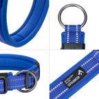 EXCELLENT ELITE SPANKER Reflective Dog Collar Classic Soft Padded Breathable - Image 5
