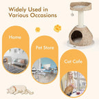 PETSITE 28-inch Modern Cat Tree, Small Cute Cat Tower Sisal Scratching Post - Image 9