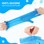 Pecute Pet Grooming Gloves Large, Heat Resistant Cat Bathing Gloves - Image 4