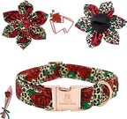 Lionheart Glory Dog Collar, Cute Floral Pattern Pet Collar Adjustable Dog Collar - Image 2