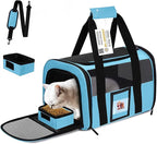 Extra Large Pet Carrier 20 lbs+, Soft Sided Cat Carriers by SECLATO