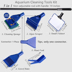 Aquarium Cleaning Tools Kit 5 in 1 Function - Image 2