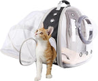 Clear Cat Bubble Backpack, Space Capsule Astronaut Transparent Bubble Dome Pet by halinfer
