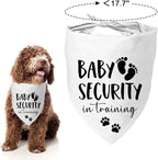 Baby Security in Training Dog Bandana Pet Scarf Pregnancy Announcement Dog - Image 4