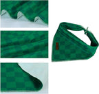 Lionet Paws Christmas Dog Bandana Washable Cotton Borwn Handkerchief Scarf - Image 2
