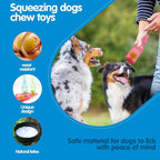 Cute Tough Dog Toy Rubber Bottle Squeaky Dogs Chew Toy Long Lasting Interactive - Image 5