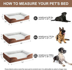 Orthopedic Dog Bed for Extra Large Dogs, Egg Crate Foam Bed for Extra Large Dogs - Image 4