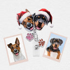 callie Personalized Christmas Pet Badge Reel - Image 7