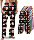 Custom Pajama Pants with Face customized PJ Pants Christmas Valentine gifts by Unknown