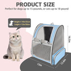 Cat Backpack Carrier, Pet Carrier Airline Approved - Image 2