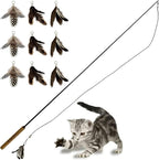 Forever Stick with 9 Feather Toy Lures by Repounce