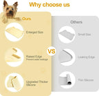 Coomazy Cat Food Mat, Thicker Dog Feeding Mat - Image 5