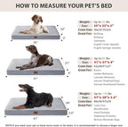 WNPETHOME Orthopedic Dog Bed for Crate, Waterproof Extra Large Dogs Bed - Image 6